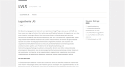 Desktop Screenshot of lvls.de